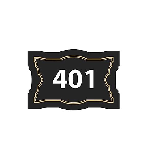 ISEE 360® Pattern Customize Door Number Sign Sticker For Office Hotel ...