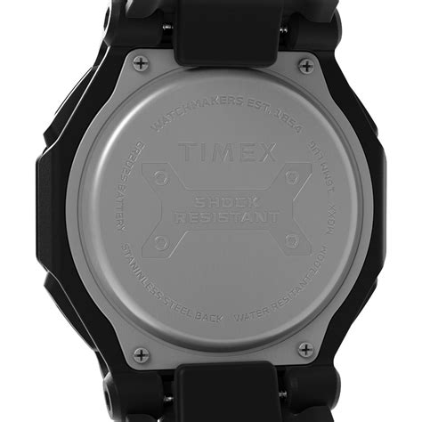 Timex Men Black Resin Square Dial Digital Watch-TW2V59800UJ