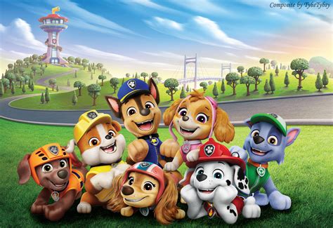 Paw Patrol (Background) by xXWarLock16Xx on DeviantArt