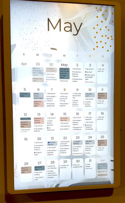 Cozyla Calendar+ | Smart Family Calendar Digital Wall Calendar - Cozyla
