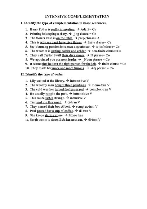 Image result for Complementation Example