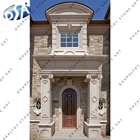Natural White Marble Door Surround Entrance Gate – Dharajyot Stone Art