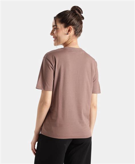 Buy Super Combed Cotton Rich Oversized T-Shirt with Side Slits - Deep ...