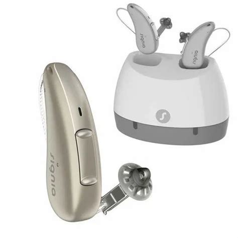 Siemens Signia Hearing Aid - Signia Pure Charge& GO 3X Hearing aids RIC ...