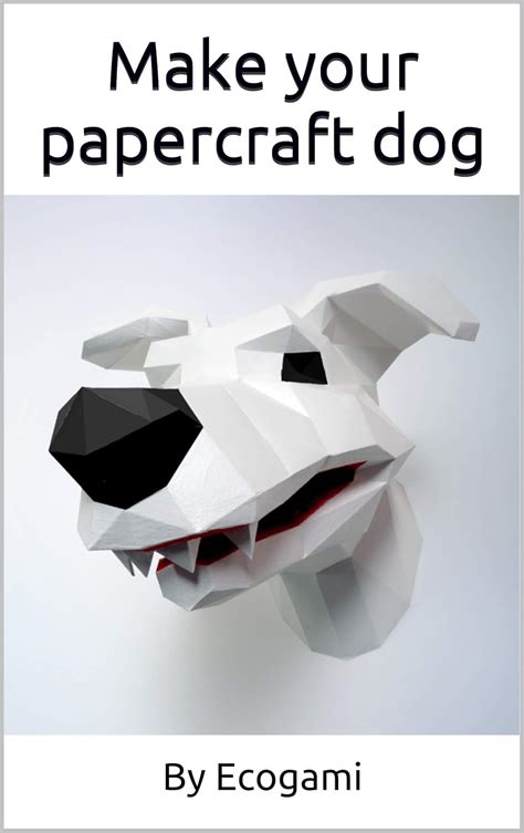 Make your papercraft dog: 3D puzzle | Paper sculpture | Papercraft ...