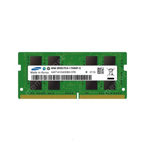 Samsung 8GB DDR4 SODIMM RAM 2133MHz CL15 Laptop Memory -tpstech.in