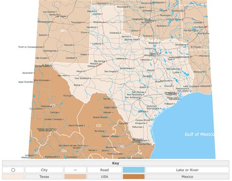 Map of Texas