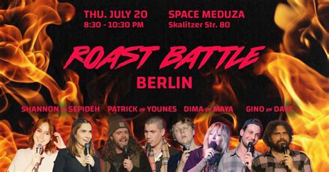 Roast Battle Berlin: Comedy in English at Space Meduza, Space Meduza ...