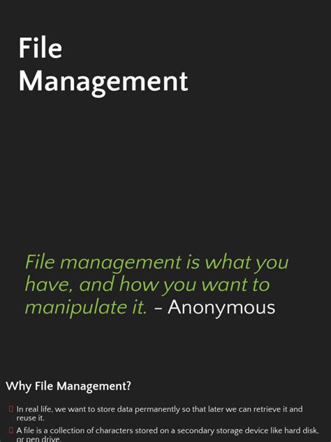 Image result for File Management System PDF