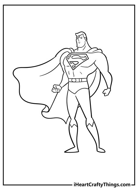 Printable Superman Coloring Pages [2025]