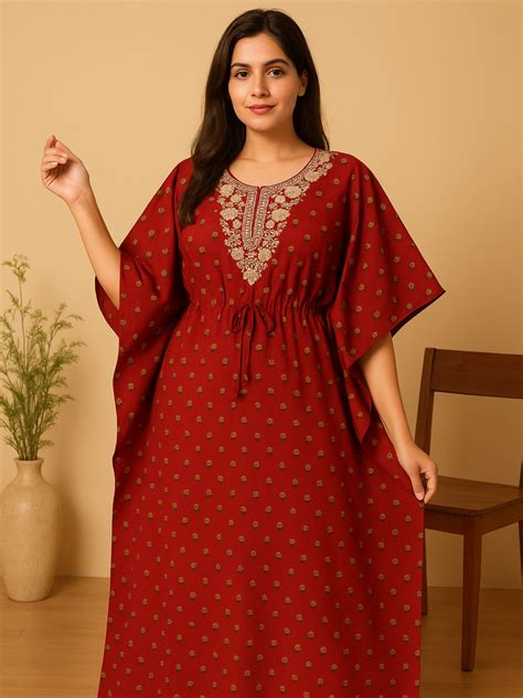 Shop Elegant and Comfortable Kaftan Dresses Online In India – 9shines label
