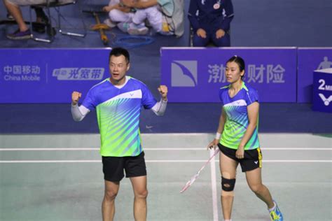 徐晨、汤金华获得第十三届全运会羽毛球混双铜牌