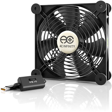 AC Infinity MULTIFAN 4, Quiet 140mm USB Fan for Receiver DVR ...