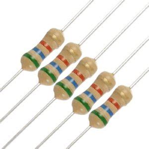 SHELFKEY RESISTOR 5.6KOHM 1/4W AXIAL CFR 5% SK-5.6K-1/4W(PACK OF 50 ...