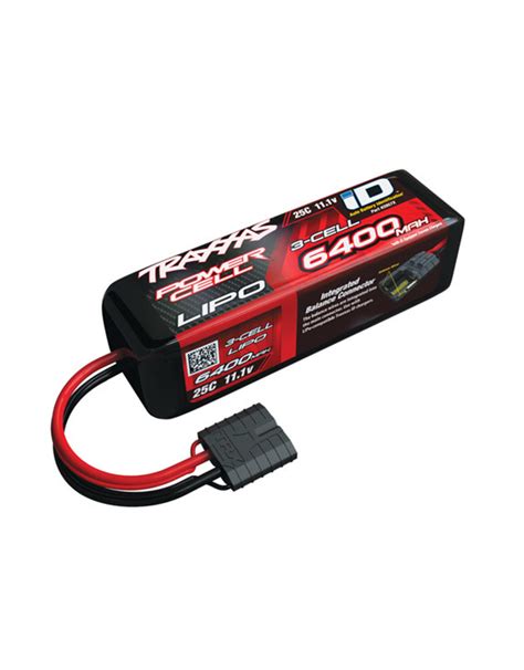 TRA2857X LiPo 3S 11.1V 6400 25C - HobbyQuarters