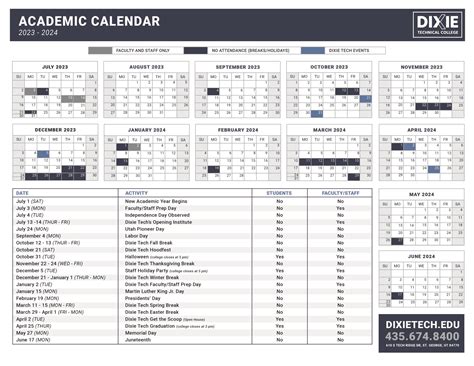 Dixie Academic Calendar - astra.edu.pl