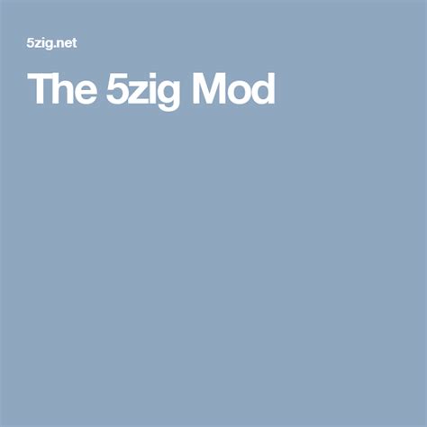 Image result for 5Zig Mod