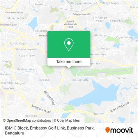 How to Get to IBM C Block, Embassy Golf Link, Business Park in ...