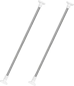 Uptrennd Store 4 Pcs Telescopic Clothes Drying Rod Gold Shower Rod ...