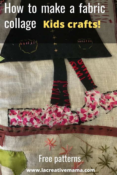 Image result for Fabric Collage Tutorial