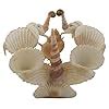 Buy RADHAGOBINDA HANDICRAFT Sea Shell Elephants Figurine, 13 cm x 6 cm ...