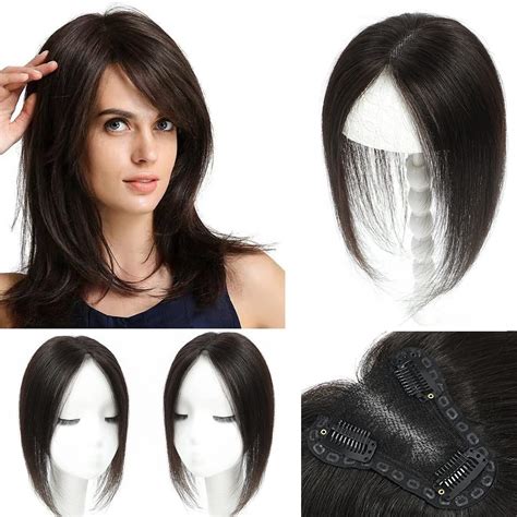 Amazon.com : Aimeolyn Hair Toppers for Women Real Human Hair,12inch ...