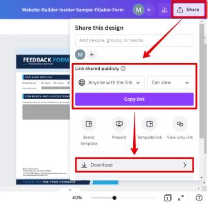 Can I Create a Fillable Form in Canva? - WebsiteBuilderInsider.com