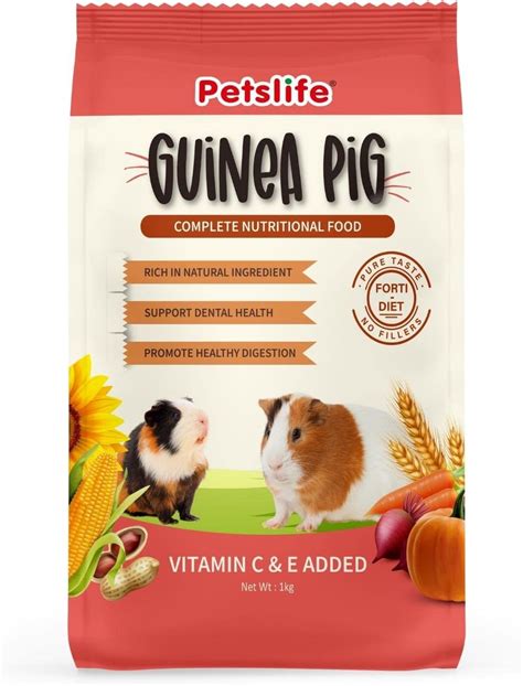 Petslife Guinea Pig Premium Food, 1 kg : Amazon.in: Pet Supplies