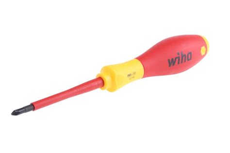 10136 Wiha | Wiha Insulated, PH1 Tip, 80 mm Blade VDE/1000V Approved ...