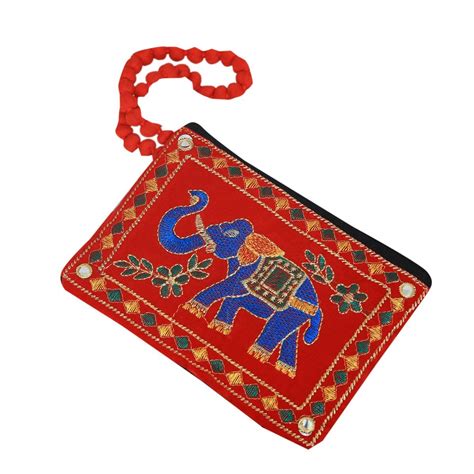 Kuber Industries Embroidered Cotton Mobile Cover Pouch with Hand Dori ...