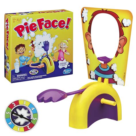 Pie Face! Fun Whipped Cream Family Board Game with Hand Spinner, for ...