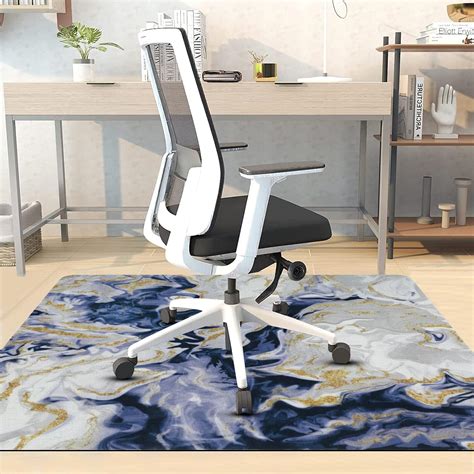Bsmathom Office Chair Mat for Hardwood/Tile Floor, 48"x36" Abstruct ...