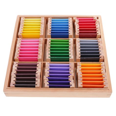 ATORSE® Montessori Sensorial Material Learning Color Box Kids ...