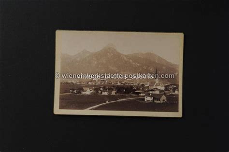 Kabinettfoto Reutte Heiterwang um 1885 - Wiener Werkstätte Postkarten