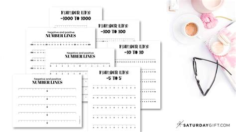 Image result for Number Line with Negative Numbers PDF