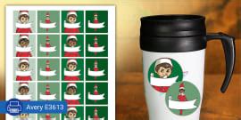 Christmas Adult Stickers (teacher made) - Twinkl