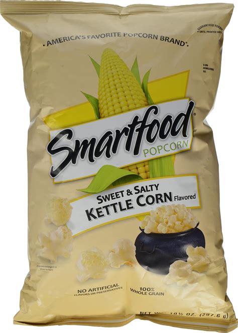 Amazon.com: Smartfood Sweet & Salty Kettle Corn Flavored Popcorn, 10 Oz