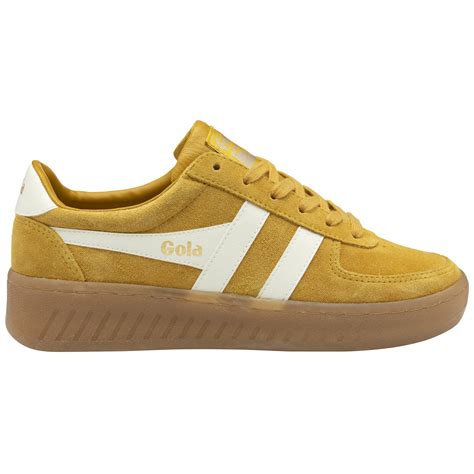 Buy Gola women's Grandslam Suede sneakers in sun/white online at gola