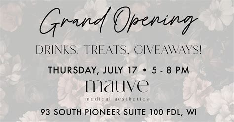 Meet the New Mauve!, 93 South Pioneer Road Suite 100, Fond du Lac, WI ...