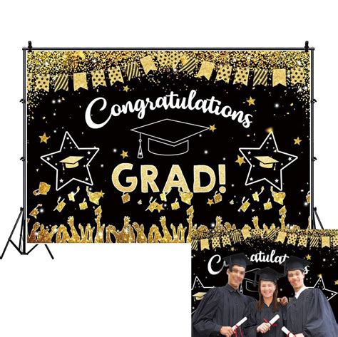 Buy LFEEY 10x8ft Congratulations Grad Backdrop Class of 2023 Graduation ...