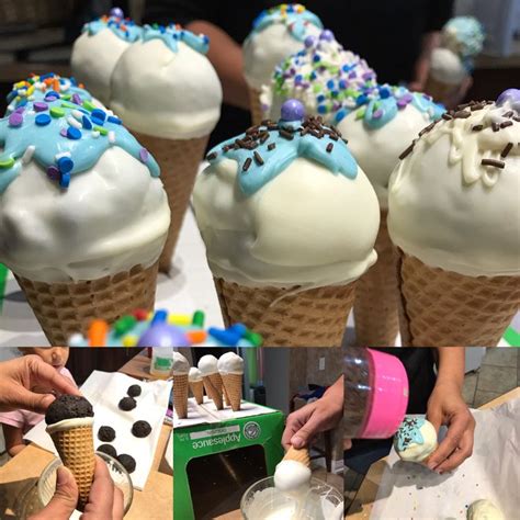 Oreo ball treats- cute ice-cream cones! | Oreo balls, Oreo, Ice cream cone