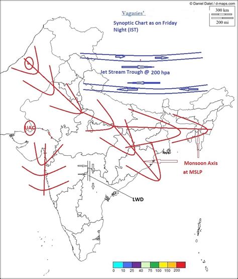 Vagaries of the Weather ©: Indian Sub-Continent Chart as on Friday ...