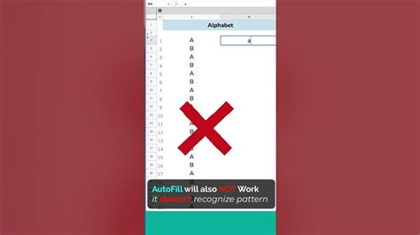 Autofill Alphabet in Google Sheets with Quick Trick SHORTS - YouTube