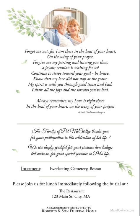 Image result for Memorial Service Programs