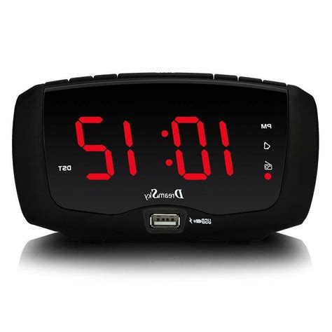 Dream Sky Digital Alarm Clock Radio with FM