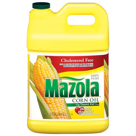 Mazola 100% Pure Cholesterol Free Corn Oil, 320 Fl Oz – Walmart ...