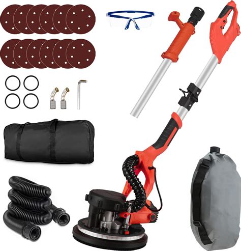 Drywall Sander with Vacuum, 950W High Power Foldable Popcorn Ceiling ...