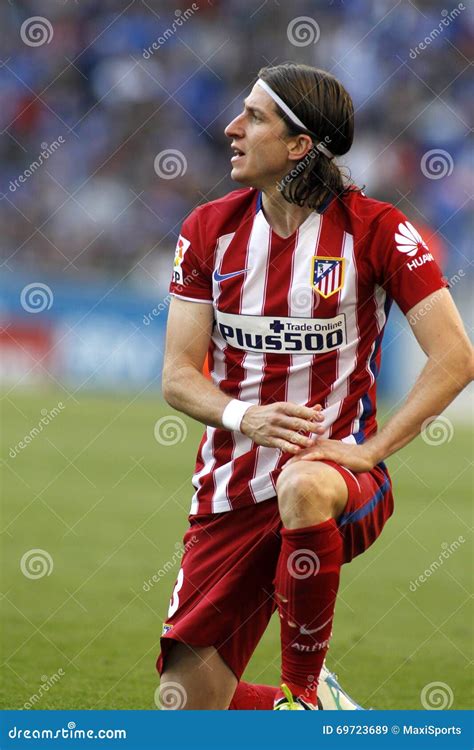 Filipe Luis Kasmirski of Atletico Madrid Editorial Stock Image - Image ...