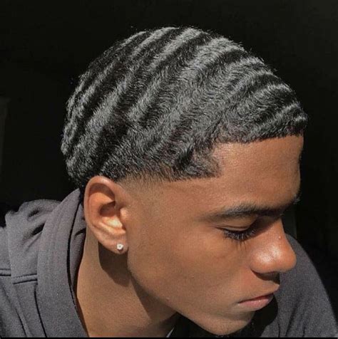 💞Follow: @Awgetings🥵 | Waves haircut, Waves hairstyle men, Black men ...