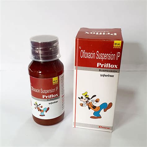 Priflox - Ofloxacin Suspension IP - Pride Pharma
